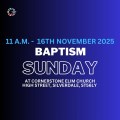 United Service (All 4 Congregations Togther) with Baptisms